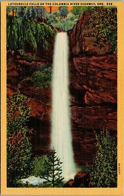 Latourelle Falls On The Columbia River Highway Oregon Postcard