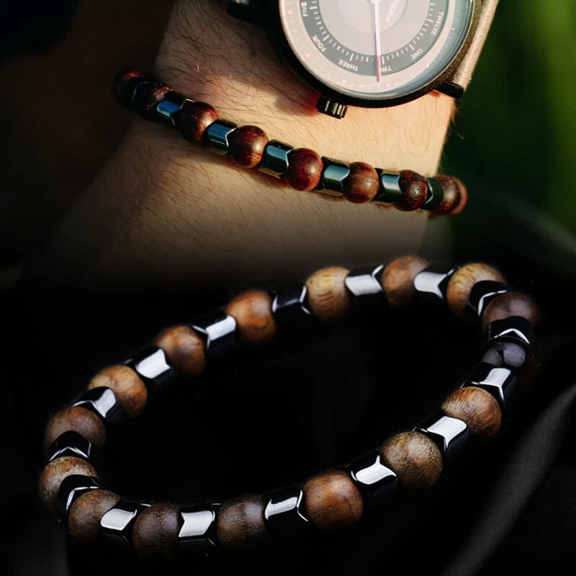 Unique Gems Bracciale di perle Aventurina 8mm pietra naturale per la donna Braccialetto a palline elastico 16cm a 19cm