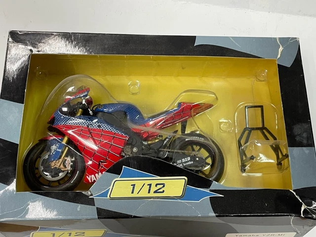 Yamaha YZRM1 Spiderman Marco Melandri PORTUGAL Altaya Diecast Moto GP