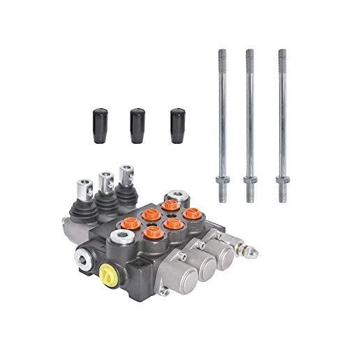 findmall 3 Spool 13 GPM 3600 PSI Hydraulic Directional Control Valve SAE Port...