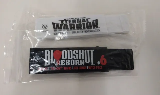 Bloodshot & Eternal Warrior 2015 Valiant Comics Promotional Box Cutter Lot Of 2