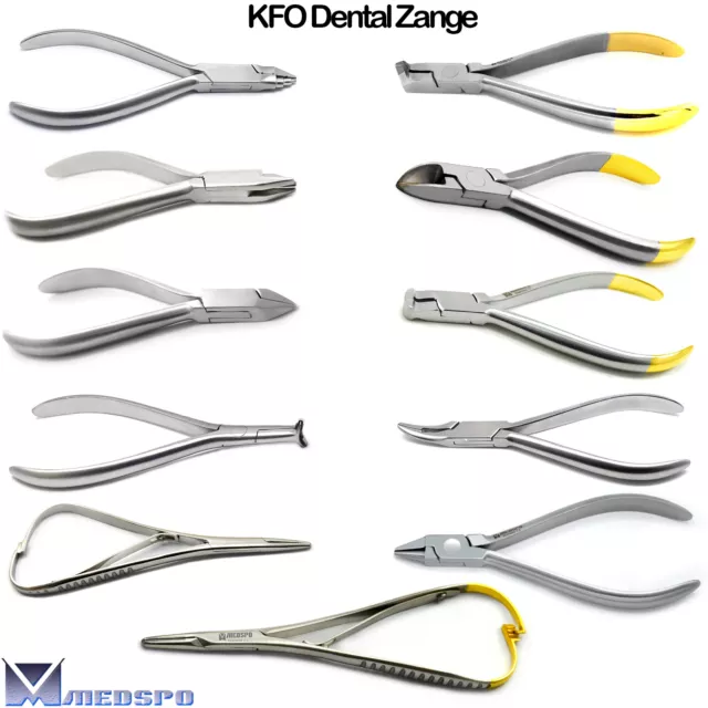 KFO Zange Dental Drahtbiegezange Ligatur Distal End Schneider Zahntechnik Labor