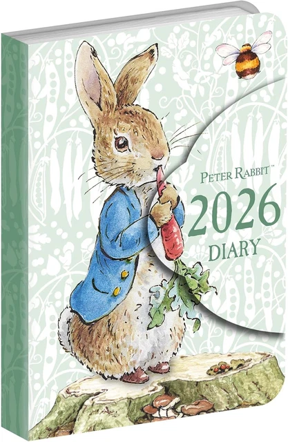 ROBERT FREDERICK PETER Rabbit 2026 Mini Magnetic Pocket Diary Standing ...
