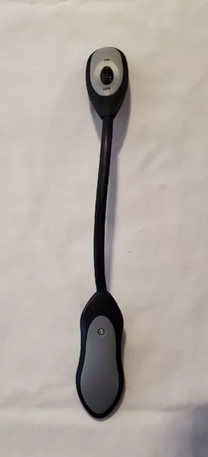 Flexible Clip-on LED Book Reading Light - Black