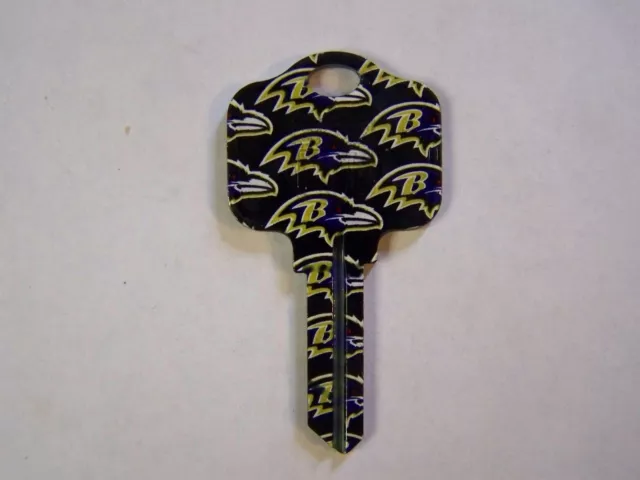 Baltimore Ravens  Kwikset KW1 house key blank