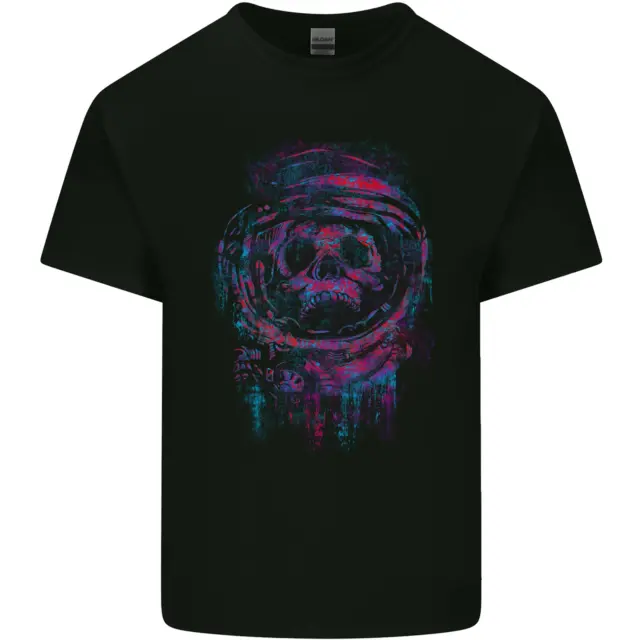 Astro Skull Astronaut Space Mens Cotton T-Shirt Tee Top