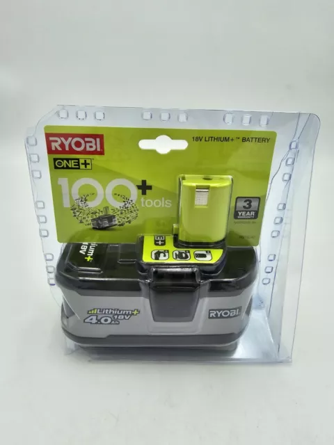 Genuine Ryobi 18V ONE+™ RB18L40 4.0Ah Battery