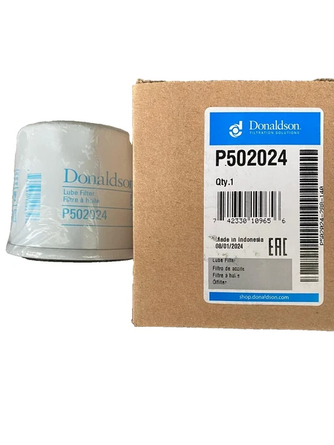 Filtre à Huile Compatible DONALDSON P502007 - Équivalent Nombreuses Marques - Neuf
