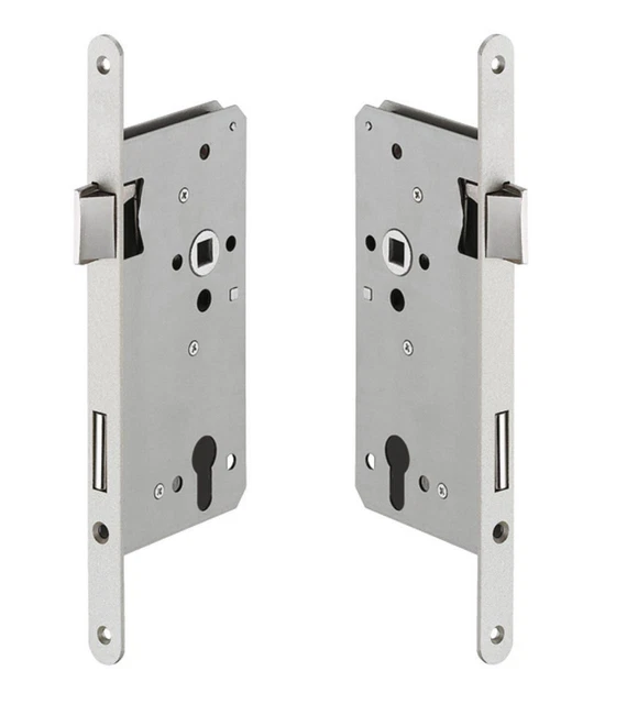 ABUS 61734 ESHT PZ R S Mortice Lock - Silver Sash Lock For Front Doors - View #3