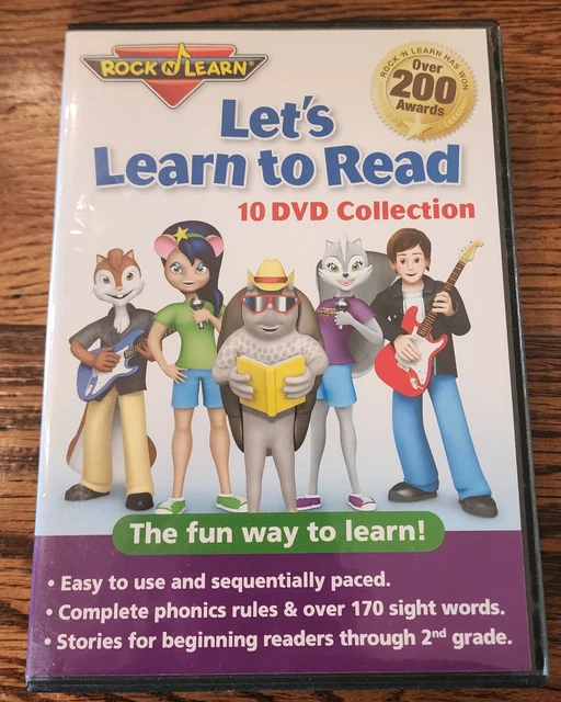 LET'S LEARN TO Read 10 DVD Collection by Rock 'N Learn 10