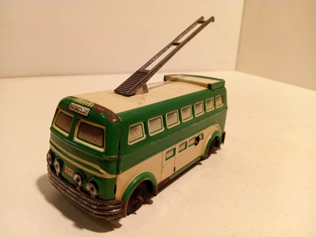 Joustra 2010 F Autobus Scenicruiser - Jouet Mécanique En Tôle - 1/43 - Occasion