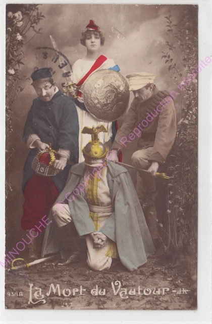 CPA Militaria Patriotic La Death of / The Vulture ca1915
