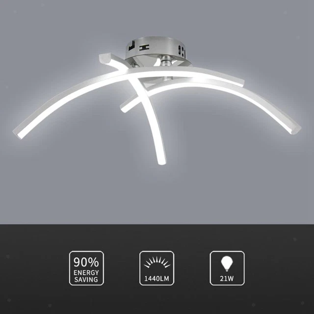 Modern Trigeminal LED Ceiling Light Chandelier Lamp Bedroom Lighting Decor