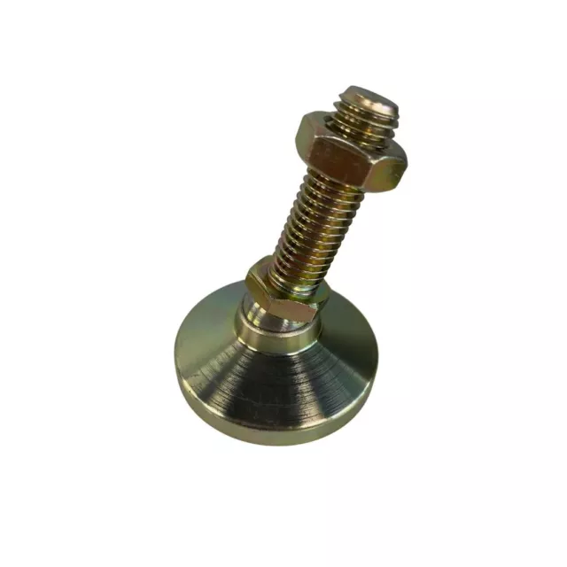 Swivel Leveling Mount Gold Zinc-Plated Steel with 2" Long 5/8"-11 Threaded Stud