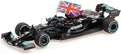 Minichamps 1:43 Scale Mercedes AMG Petronas F1 Team W12 E Hamilton British GP 21