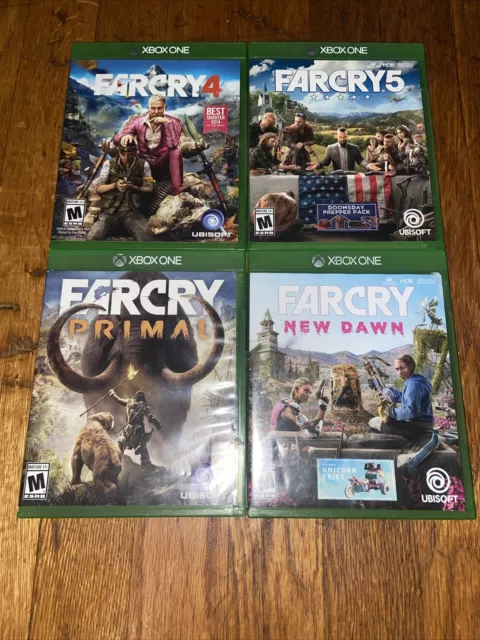 Far Cry Bundle - Far Cry 4, 5, Primal, New Dawn- Xbox One Free Shipping