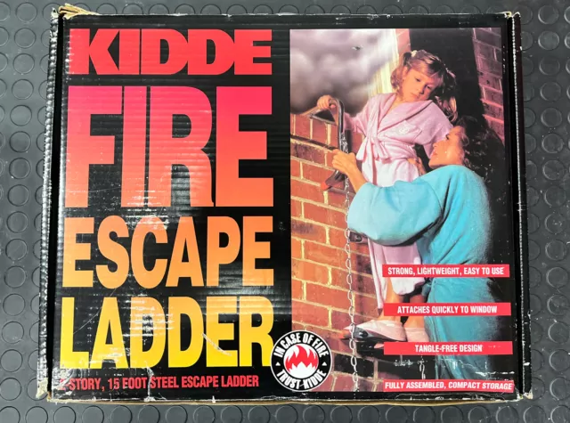 15 Feet 2 Story Escape Ladder. Kiddie Fire Escape.