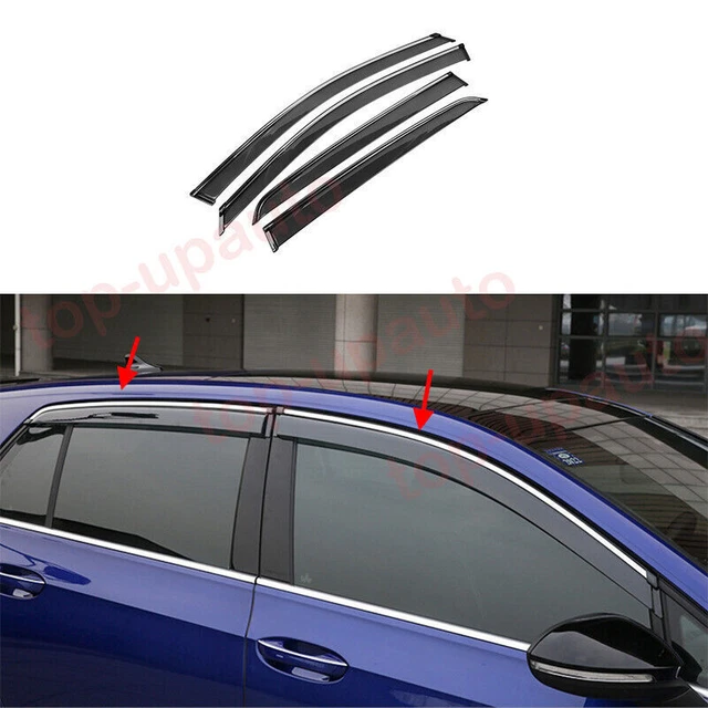 FOR VW GOLF R Mk8 20222024 Car Window Wind Visors Sun Rain Guard Vent
