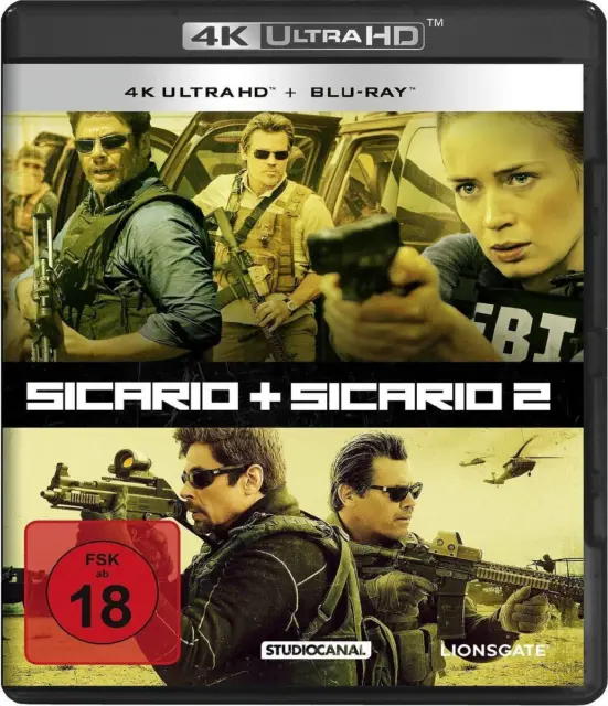 Sicario 1 & 2 (2 4K Ultra-HD) (+ 2 Blu-ray's) (4K UHD Blu-ray)