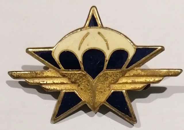 Paire De Pattes De Col/collet 1er RCP (Régiment De Chasseurs Parachutistes) - Insigne Militaire France