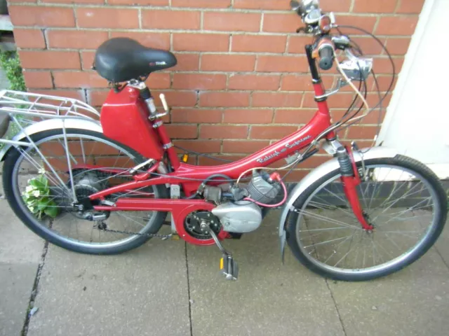 Raleigh Runabout Nsu Quickly Hybrid Vintage Moped Cyclemotor Autocycle