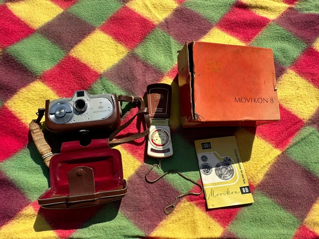 Fotocamera vintage Zeiss Icon Movicon-8 8 mm in scatola completamente funzionante