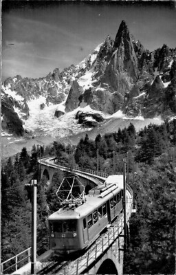 CPA/DEP 74/ AU PAYS DU MONT BLANC LE TRAIN DU MONTENVERS 