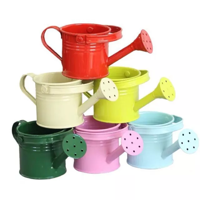 1 Pcs Watering Can Thick Base Long Mouth Design Pink/Beiges/Light Green