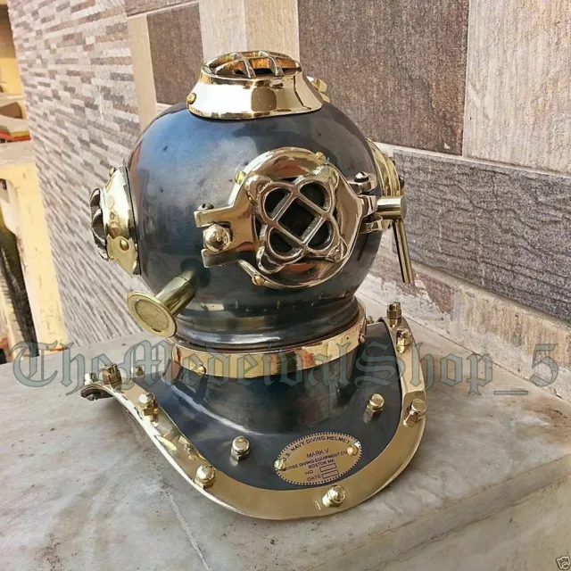 6" Us Navy Mark Iv Scuba Deep Sea Sca Divers Diving Helmet Décor Best Gift