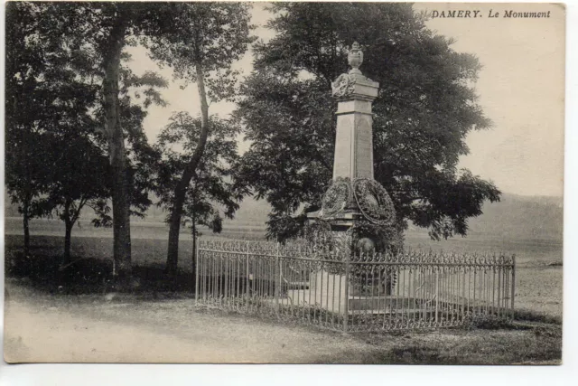 DAMERY - Marne - CPA 51 - military life - monument to the dead