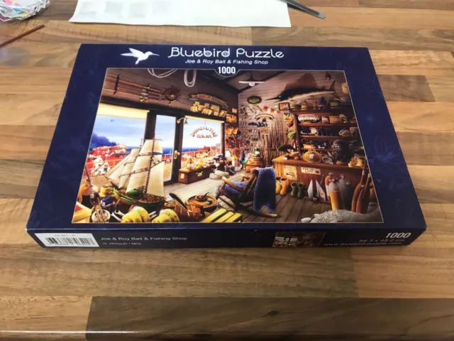 BLUEBIRD JOE & Roy Bait & Fishing Shop Jigsaw Puzzle 1000 Pieces It's  complete￼￼ £0.99 - PicClick UK