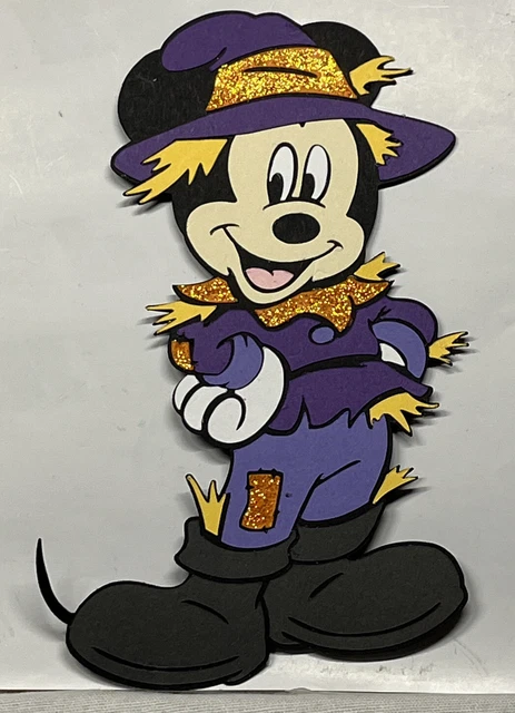 Pieza de papel troquelado troquelado de Mickey Mouse Disney World Disneyland