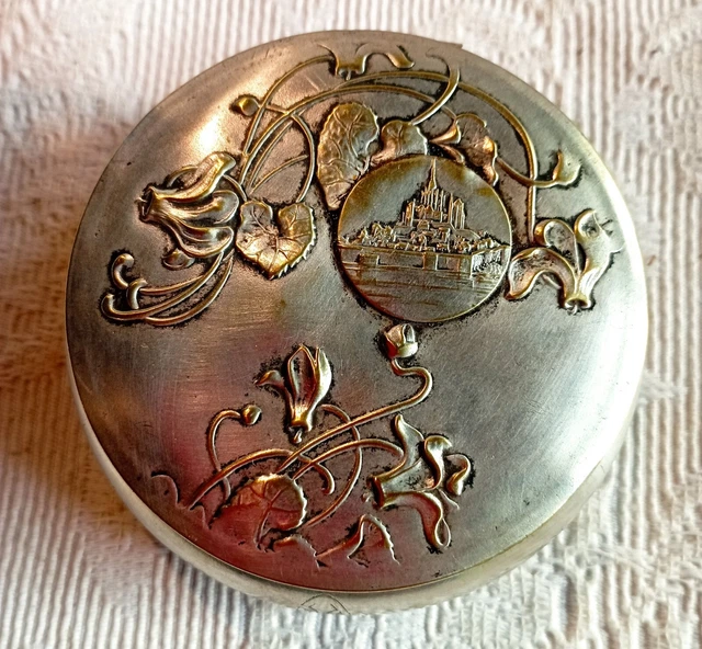 Bracelet Vintage Métal Argenté - Souvenir D'Alsace Avec Blason