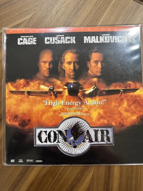 Con Air - Laser Disc w Protector - Like New Condition