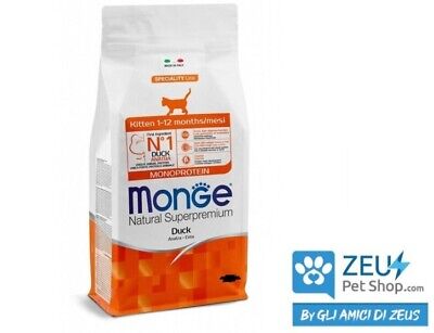 Monge Kitten 1-12 Mesi Anatra Monoproteico 400gr