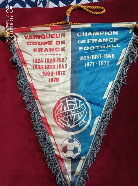 COUPE DE FRANCE 1976 OM LYON Marius Tresor et Georges Beretta