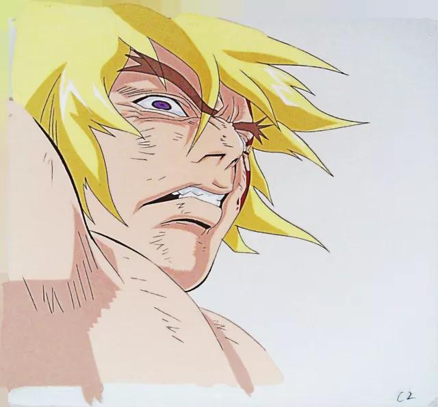 Street Fighter Zero Ryu Anime Production Cels and Matching, Lot #11141