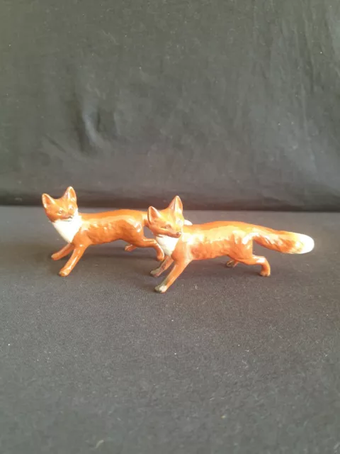 Beswick Standing Fox X2