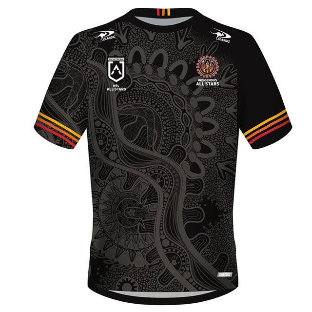 NRL 2024 TRAINING Tee Indigenous All Stars Mens TShirt CLASSIC
