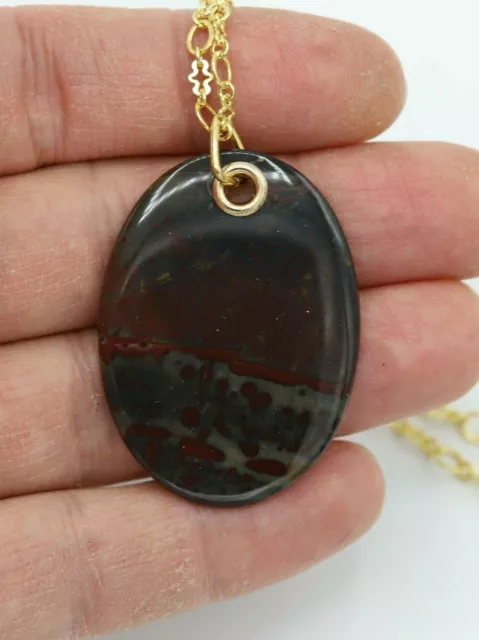 Larsonite Diaspro Pendente Pietra Guarire Naturale Collana (#10)