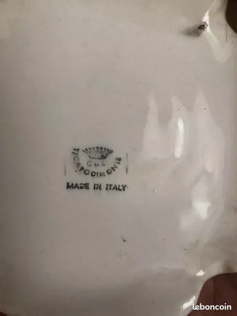 Vintage Italian Porcelain Capodimonte Hand Crafted Vase Pitcher Flower avec couv 3
