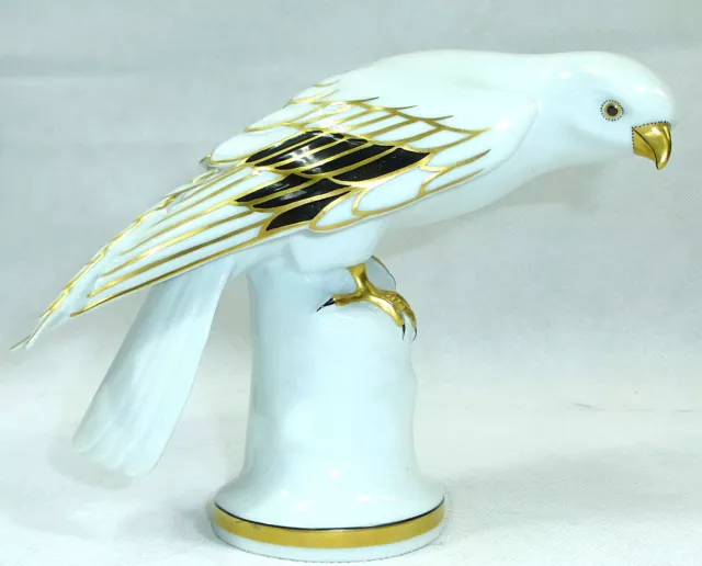 Metzler & Ortloff Falke Art Decó Figura de Porcelana