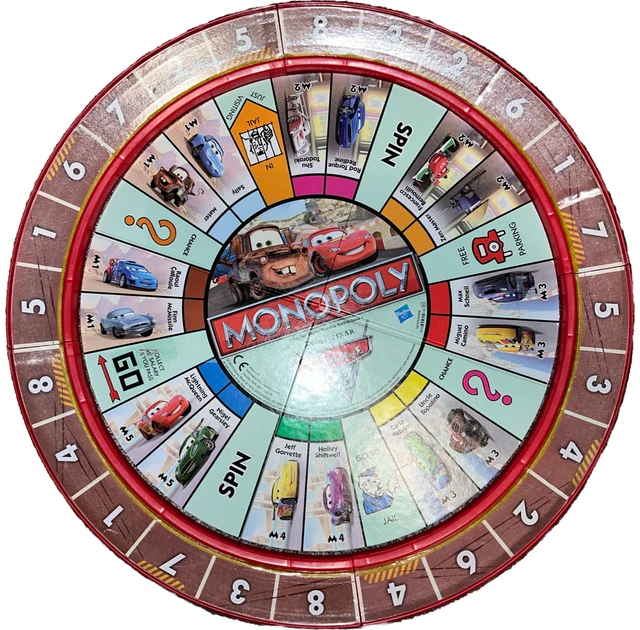 HASBRO DISNEY PIXAR Cars 2 Monopoly Board Game Lightning McQueen £9.99