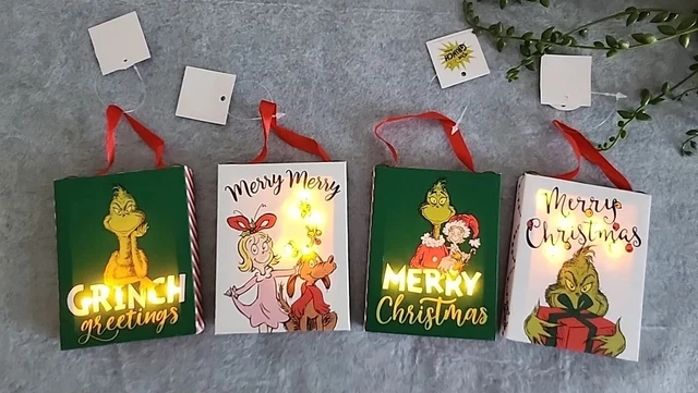 DR SEUSS GRINCH Cindy Lou Who Max Light Up Canvas Christmas Tree ...