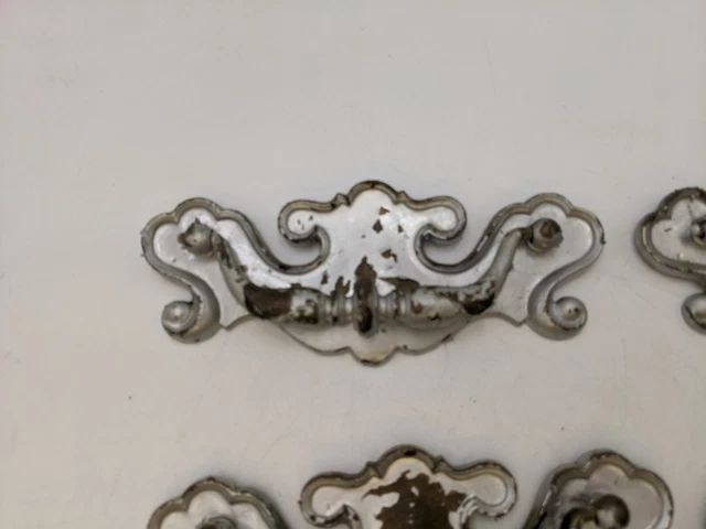 Lot de 4 boutons matériels vintage KBC N2886 tiroir commode poignée tirage meubles vintage 2