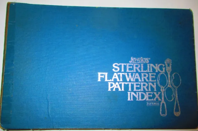 Sterling Flatware Pattern Index Jewelers’ Circular/Keystone Ring Binder 1989