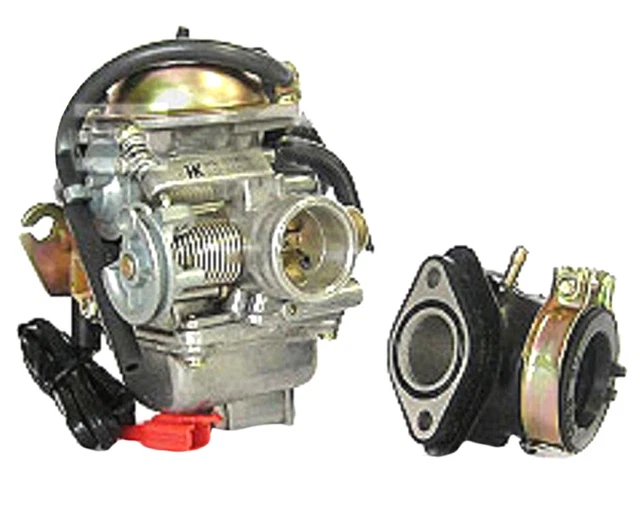 Carburateur 2EXTREME 24mm + orifice d'aspiration 22mm BENZHOU YY50QT-10A