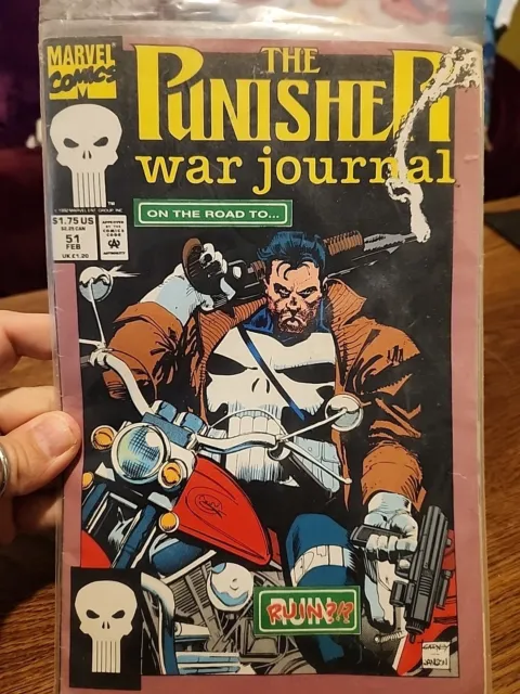 Marvel Comic Book ( VOL. 1 ) The Punisher War Journal #51