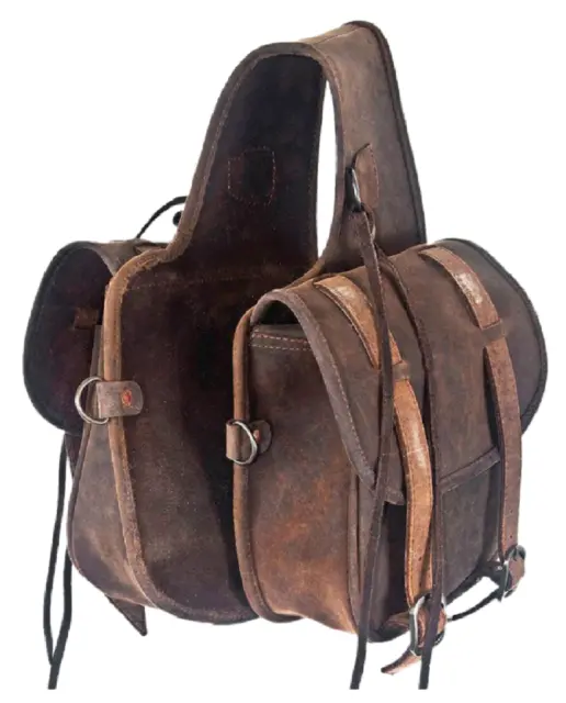 WESTERN SADDLE BAG Leather Western Trail Horse Saddle Bag Free Shipping ...