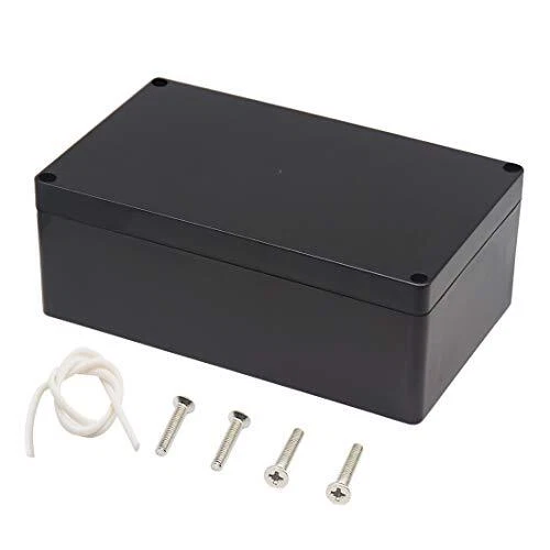 Waterproof Plastic Project Box ABS IP65 Electrical Junction Box Enclosure Black